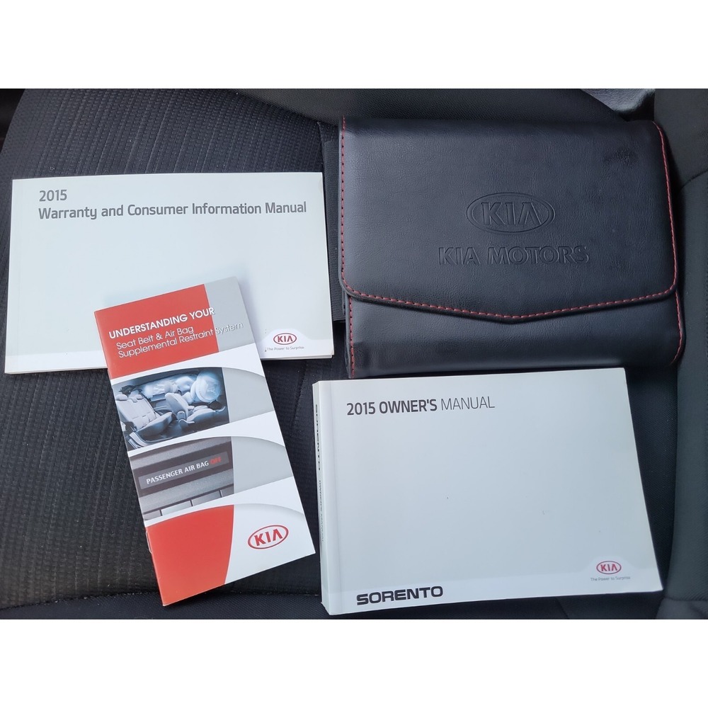 2015 Kia‎ Sorento Owner's Manual With Case and Inserts